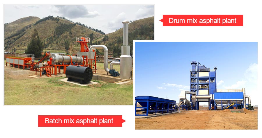 compare batch mix plant and drum mix plant